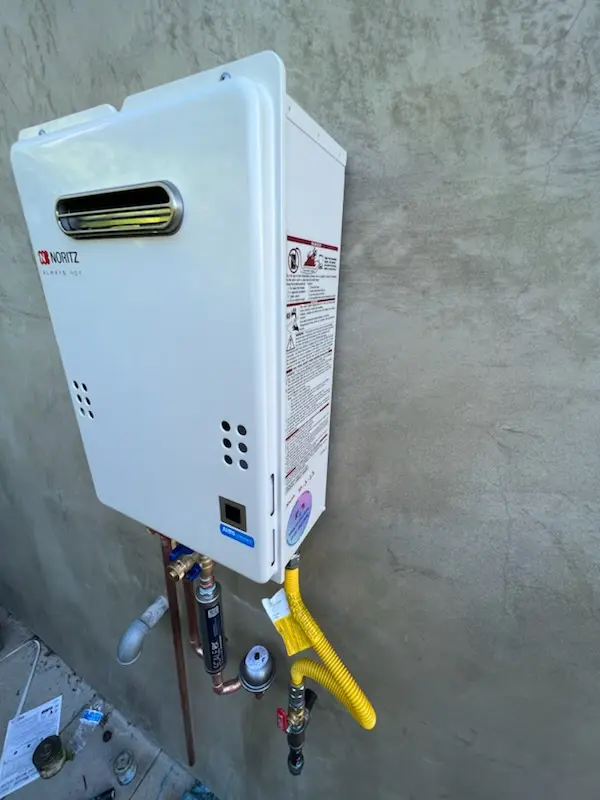 Tankless water heater installation for Edison homes